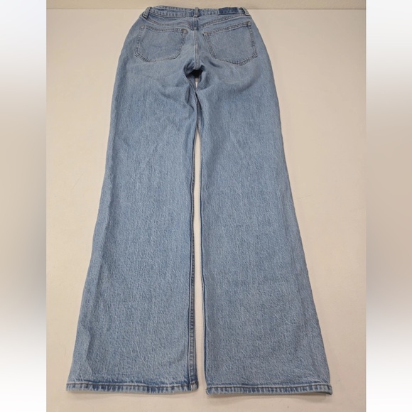 Abercrombie & Fitch The 90s Relaxed Jeans High Rise Curve Love 28 EXTRA LONG XL - Picture 2 of 11